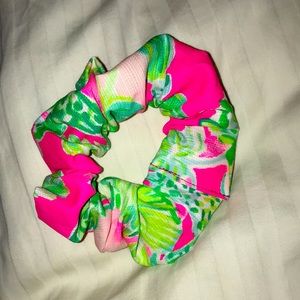Lilly Pulitzer handmade hair scrunchie